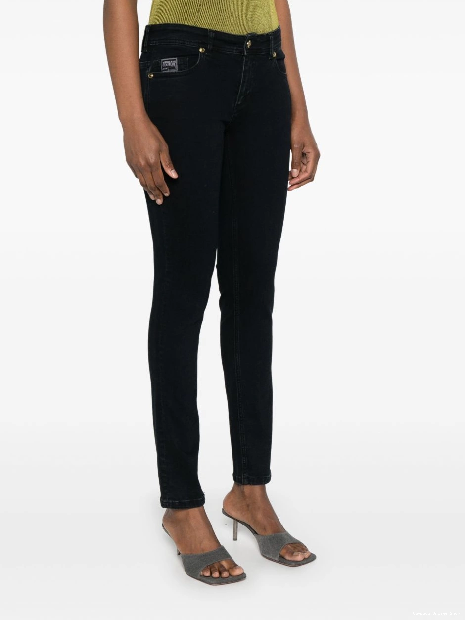 Affordable jeans Couture skinny Jeans logo-plaque Versace Women 0823